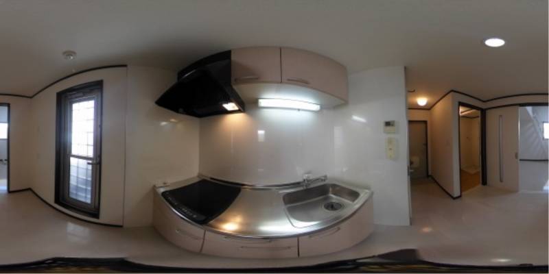 パノラマ画像キッチン