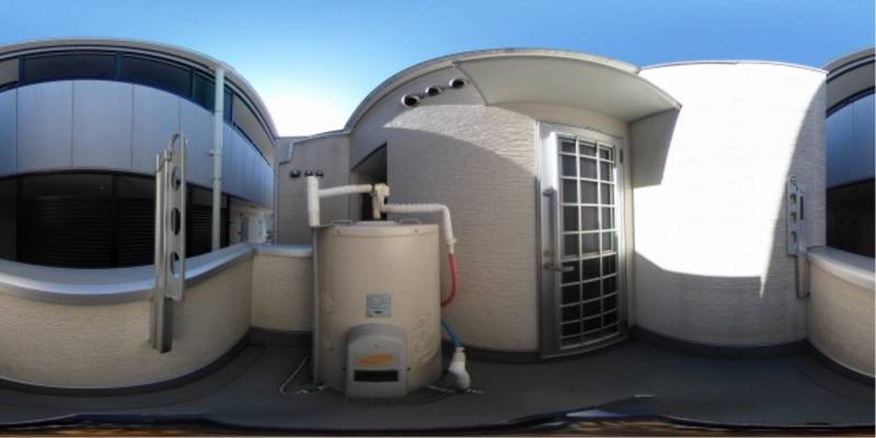 パノラマ画像バルコニー