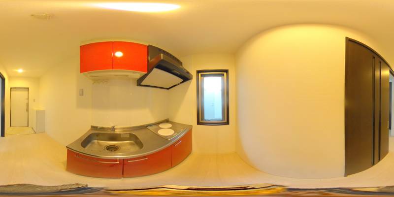 パノラマ画像キッチン