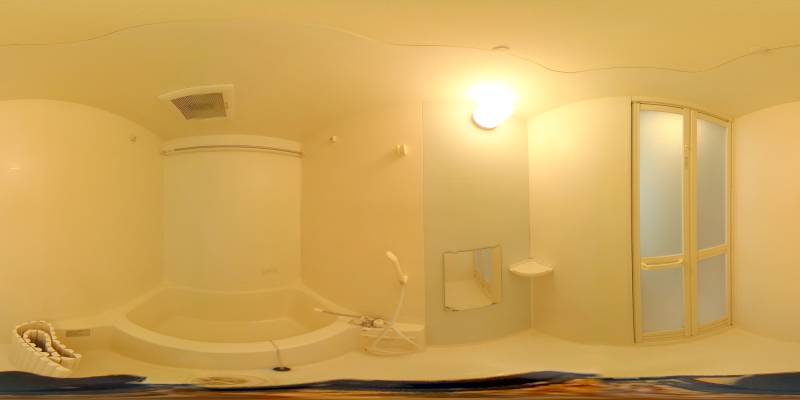 パノラマ画像バスルーム