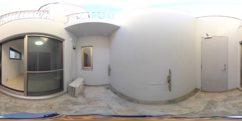 パノラマ画像バルコニー