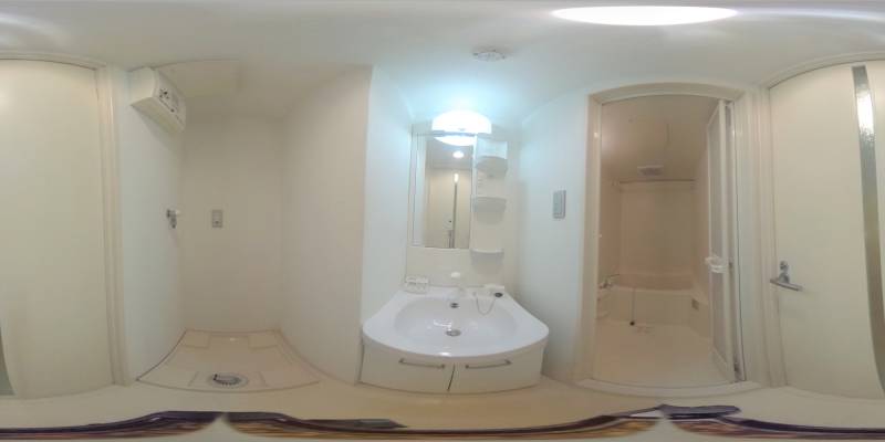 パノラマ画像洗面所