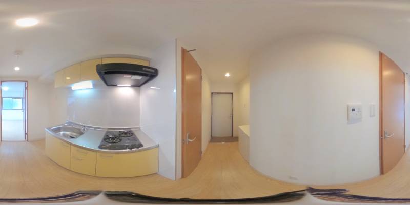 パノラマ画像キッチン