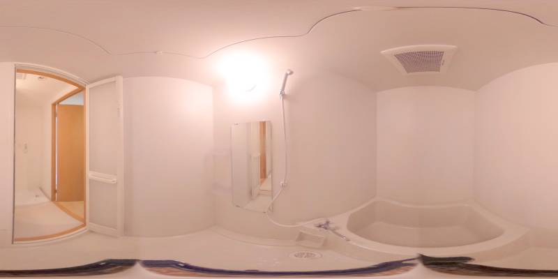 パノラマ画像バスルーム