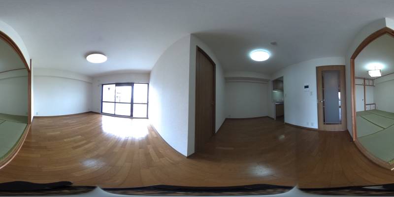 パノラマ画像洋室