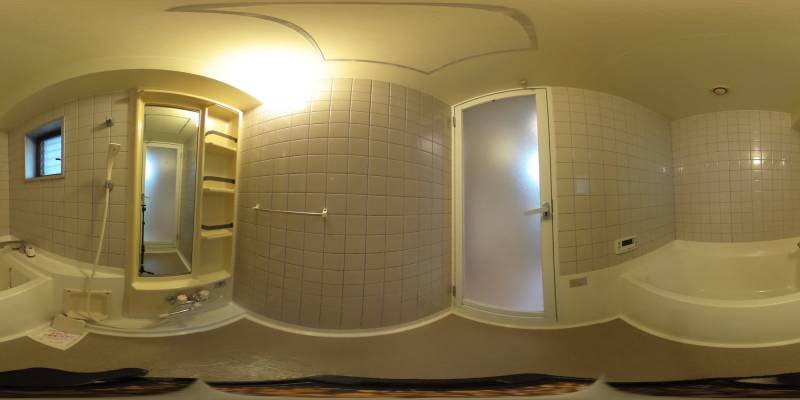 パノラマ画像バスルーム