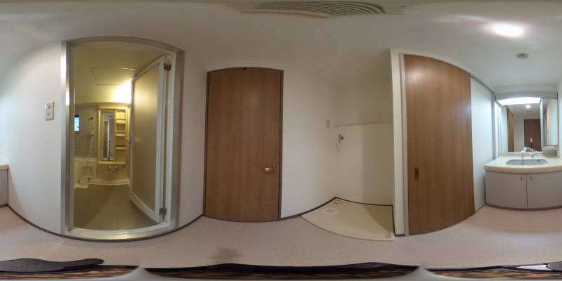 パノラマ画像バスルーム