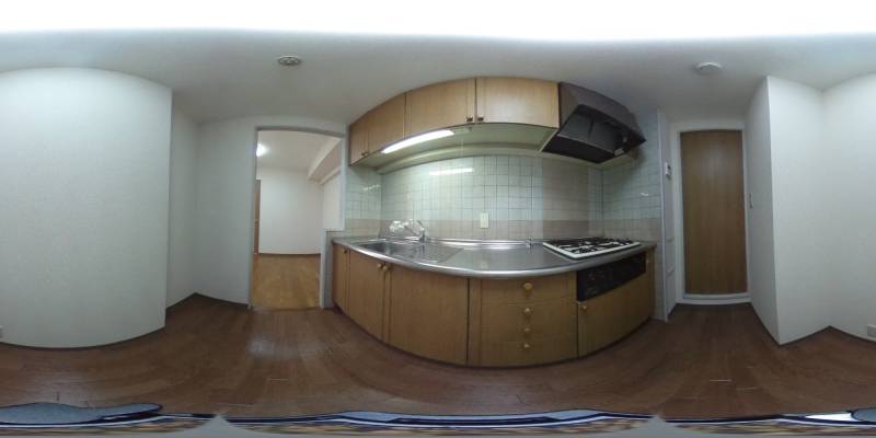 パノラマ画像キッチン