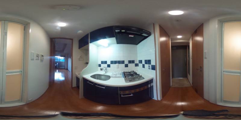 パノラマ画像キッチン