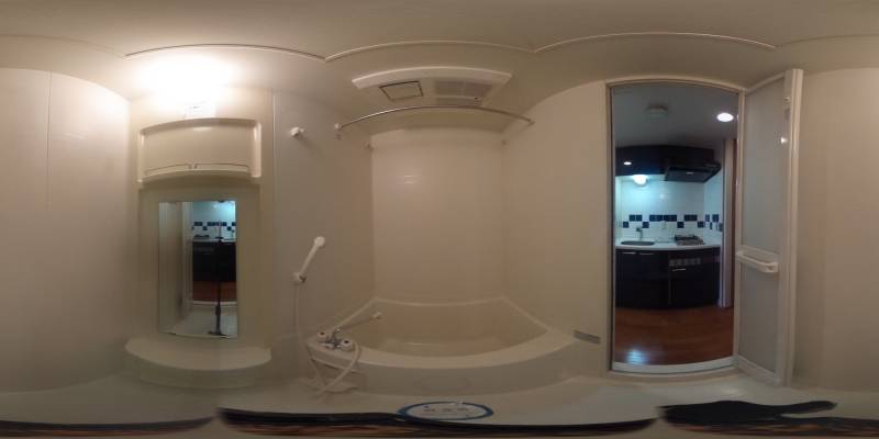 パノラマ画像バスルーム