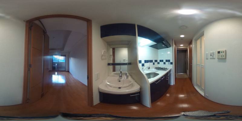 パノラマ画像洗面所