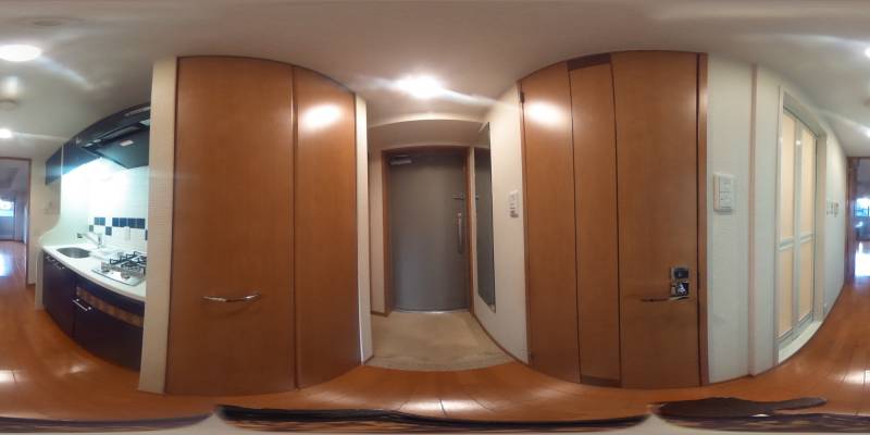 パノラマ画像玄関