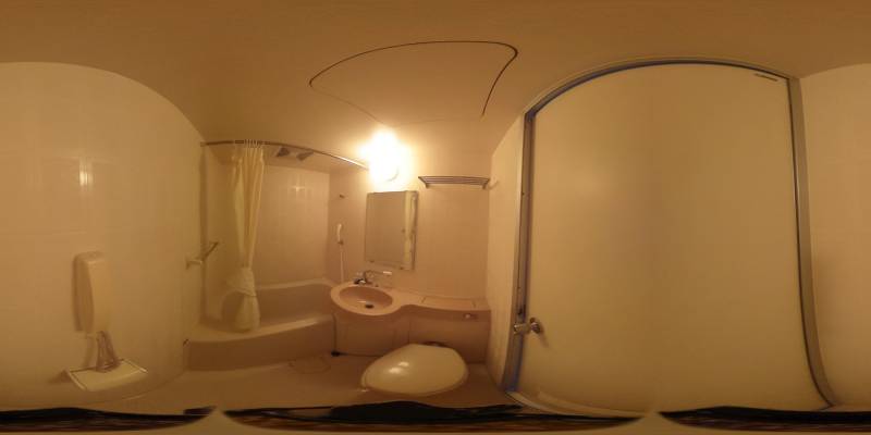 パノラマ画像バスルーム