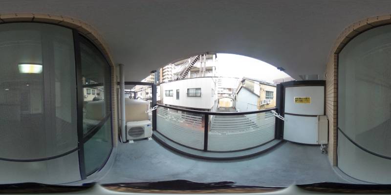 パノラマ画像バルコニー