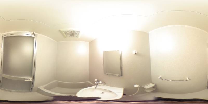 パノラマ画像バスルーム