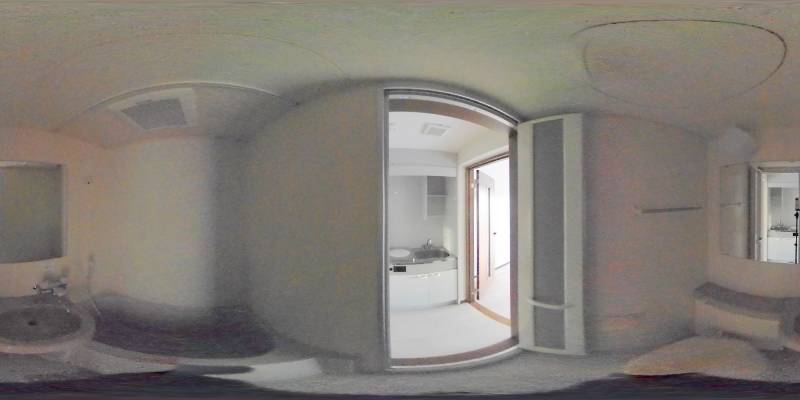 パノラマ画像バスルーム