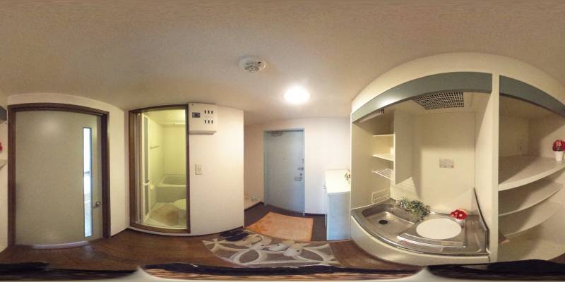 パノラマ画像キッチン