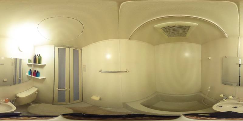 パノラマ画像バスルーム