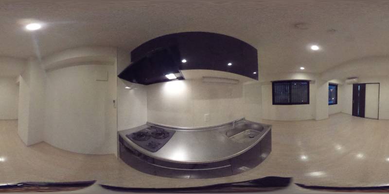 パノラマ画像キッチン