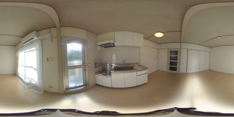 パノラマ画像キッチン