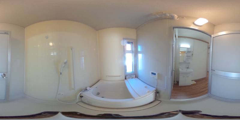 パノラマ画像バスルーム
