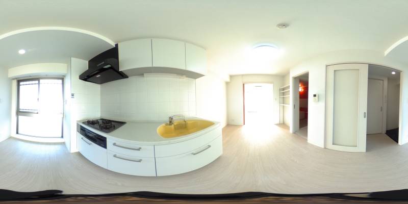 パノラマ画像キッチン