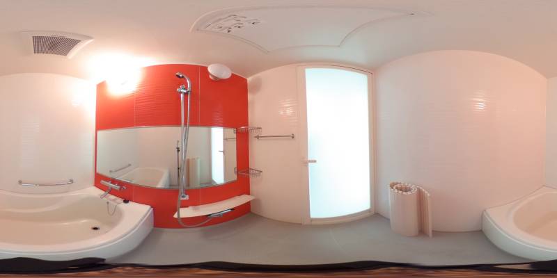 パノラマ画像バスルーム