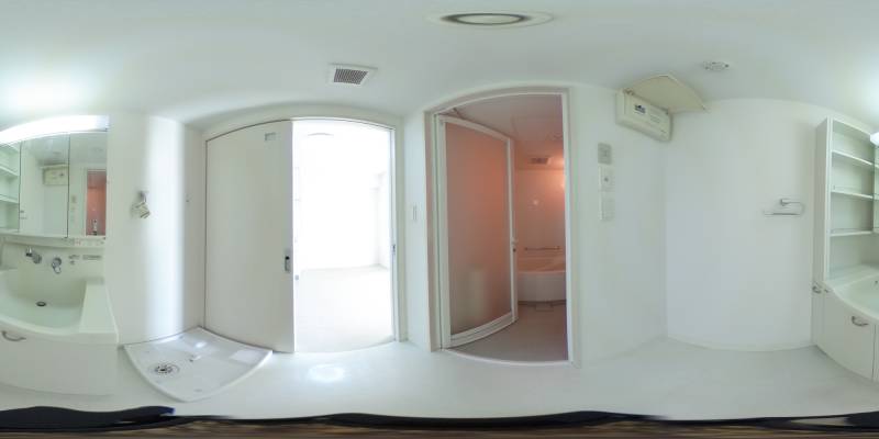 パノラマ画像洗面所