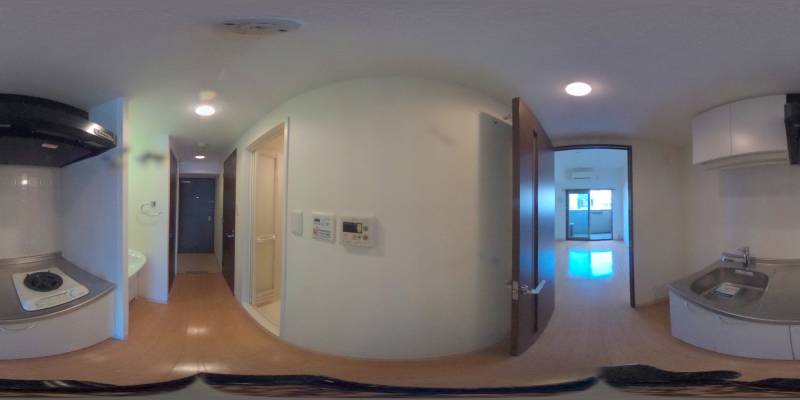 パノラマ画像キッチン