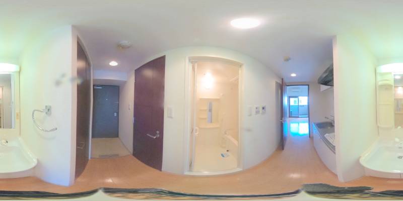 パノラマ画像洗面所