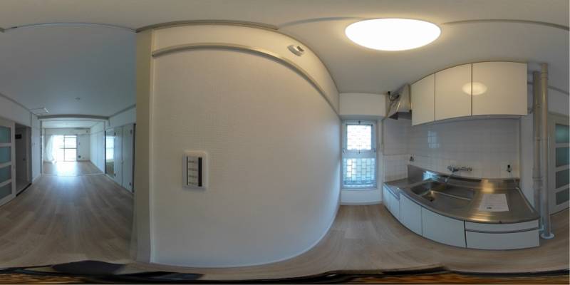 パノラマ画像キッチン
