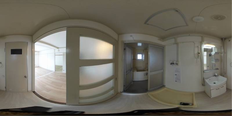 パノラマ画像洗面所