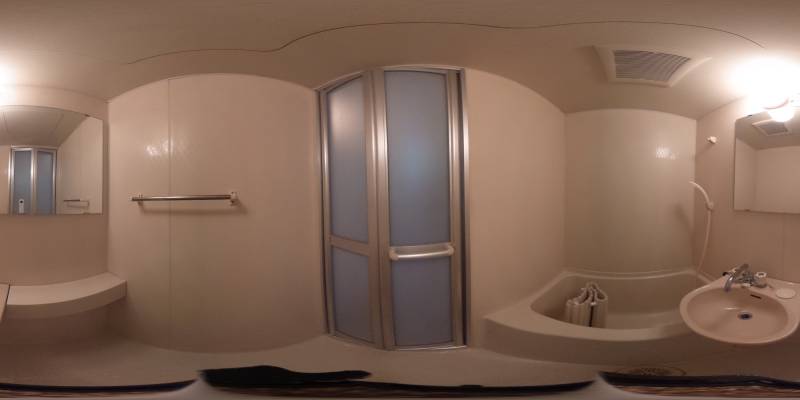 パノラマ画像バスルーム