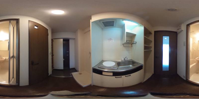 パノラマ画像キッチン