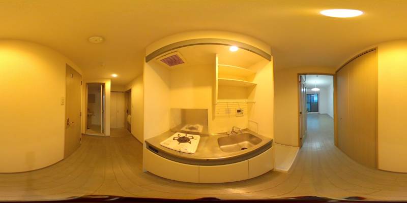 パノラマ画像キッチン