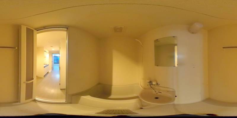 パノラマ画像バスルーム