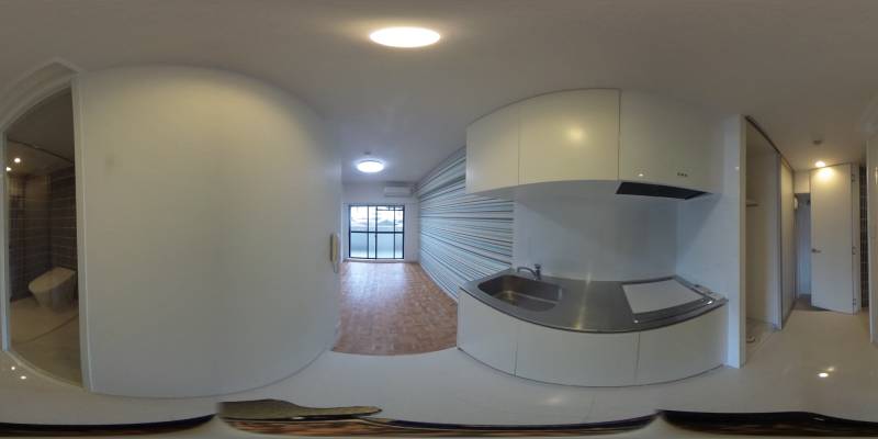パノラマ画像キッチン