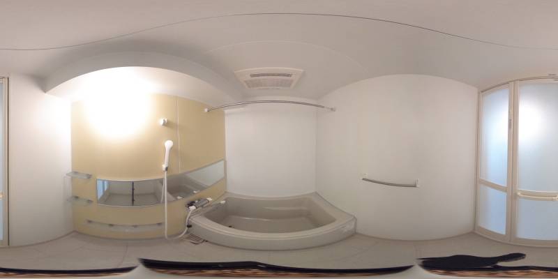 パノラマ画像バスルーム