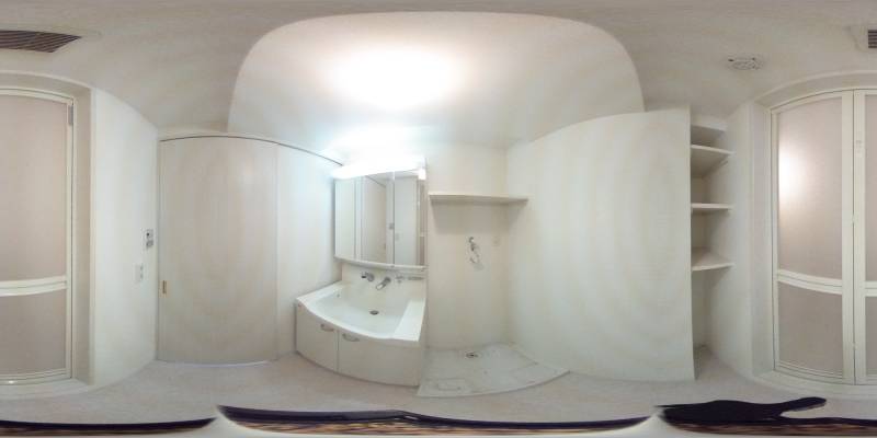 パノラマ画像バスルーム