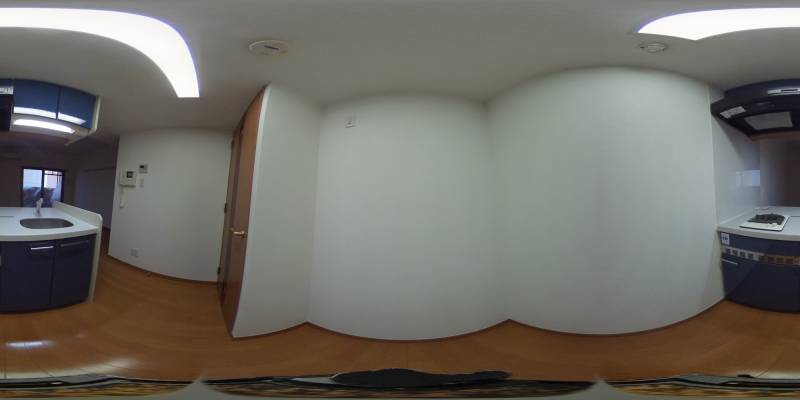 パノラマ画像キッチン