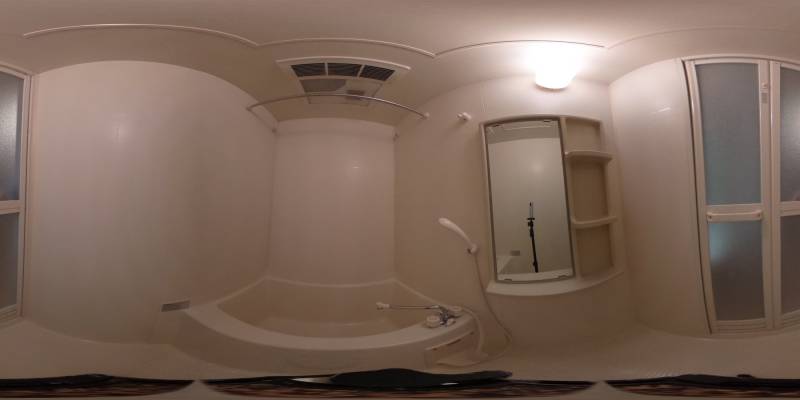 パノラマ画像バスルーム