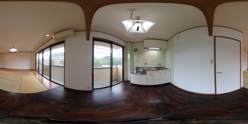 パノラマ画像キッチン