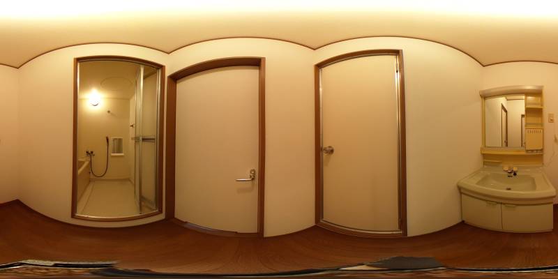 パノラマ画像洗面所