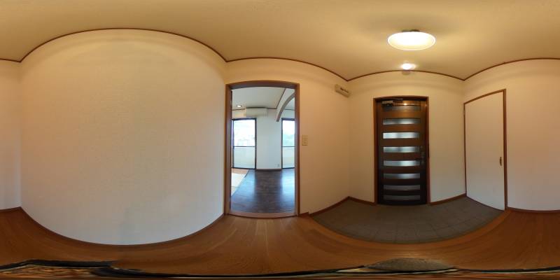 パノラマ画像玄関