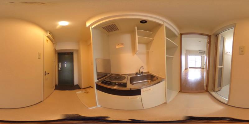 パノラマ画像キッチン