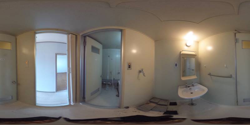 パノラマ画像洗面所