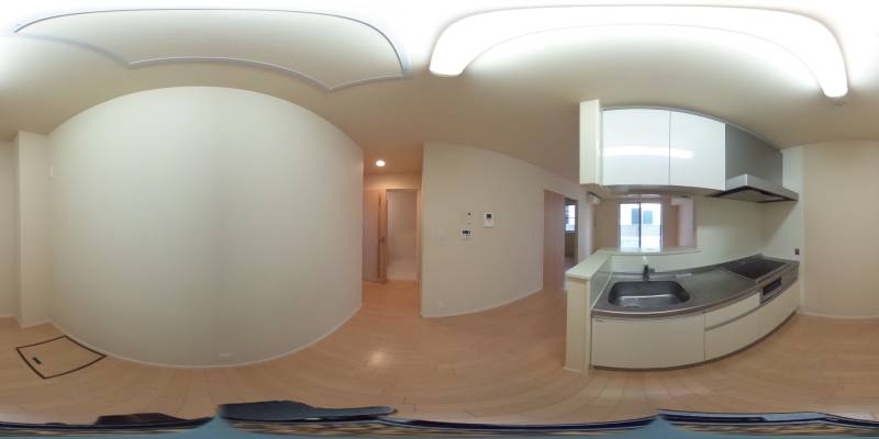 パノラマ画像キッチン