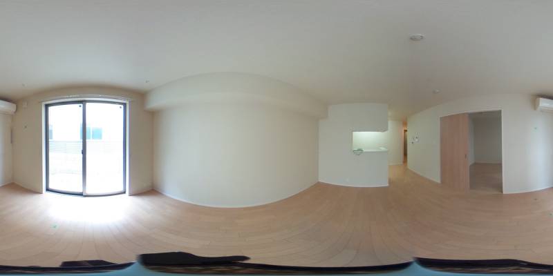 パノラマ画像洋室