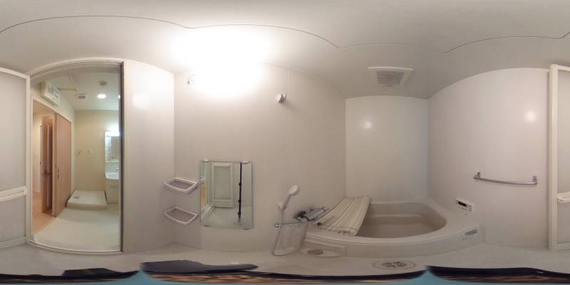 パノラマ画像バスルーム