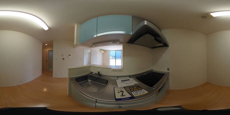 パノラマ画像キッチン